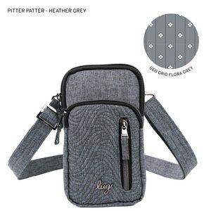 Lug Pitter Patter Crossbody Bag. Heather Gray. NWT